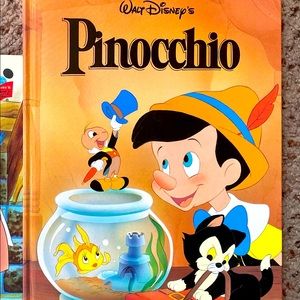 1986 Classic Series Hardcover Pinocchio Book